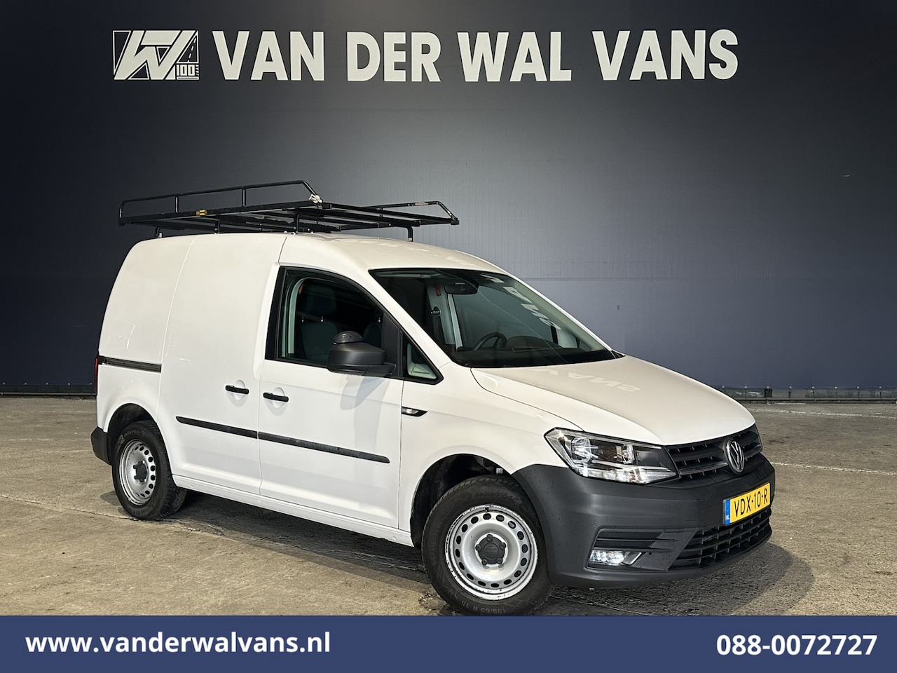 Volkswagen Caddy - 2.0 TDI 102pk L1H1 Euro6 Airco | LED | Cruisecontrol | 1500kg Trekhaak | Imperiaal Parkeer - AutoWereld.nl