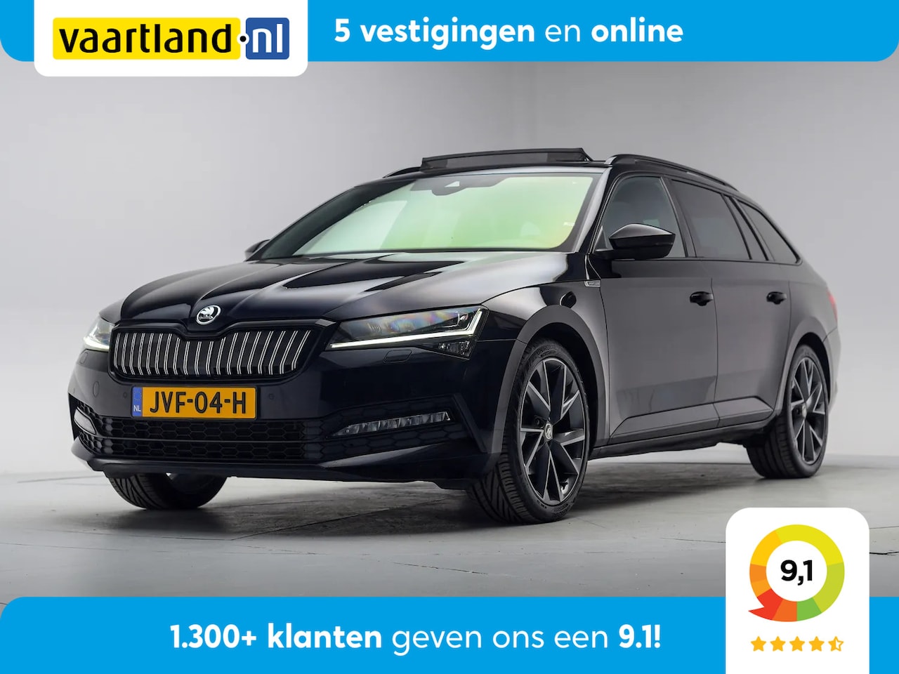 Skoda Superb Combi - 1.4 TSI iV PHEV Sportline Aut. [ Panorama LED Leder/Alcantara ] - AutoWereld.nl