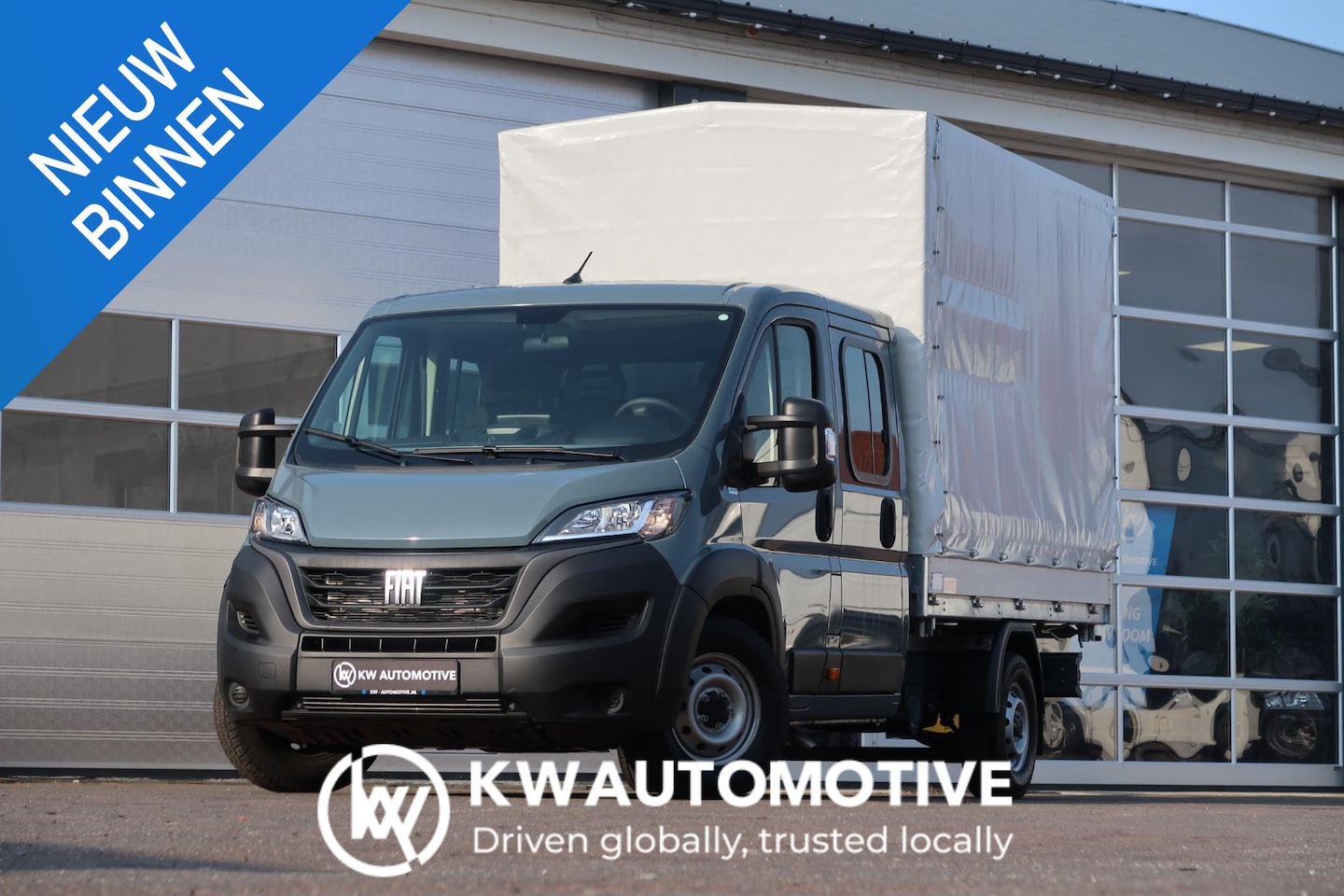 Fiat Ducato - 2.2 180 S&S L4 3.5t MAXI DC 3 ZIJDIGE KIPPER/ AUTOMAAT/ NAVI/ CAMERA/ CRUISE - AutoWereld.nl