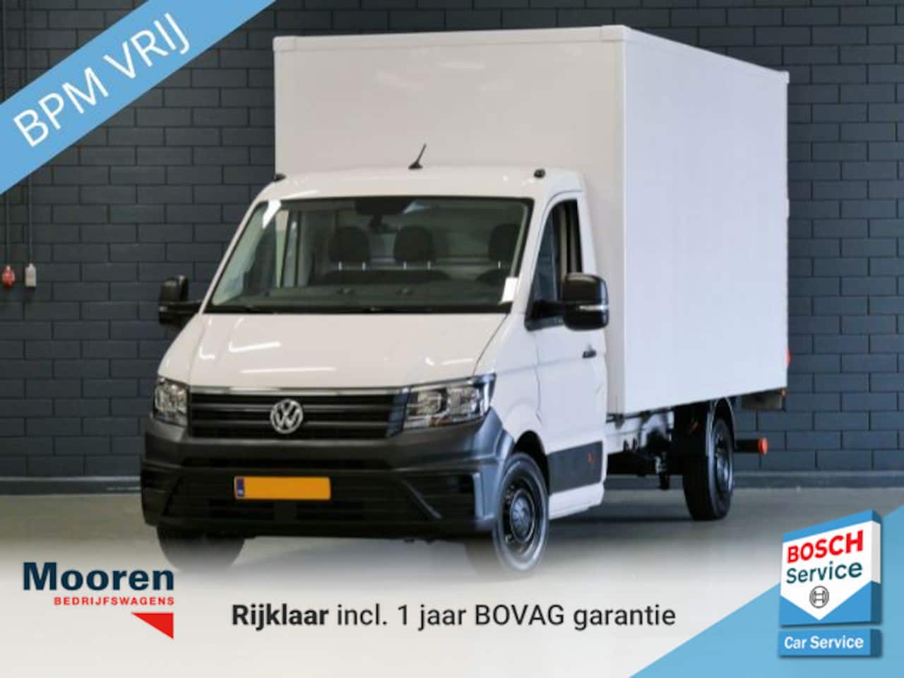 Volkswagen Crafter - 35 2.0 TDI 140PK L4 Bakwagen | Laadklep Hollandia | Zijdeur | - AutoWereld.nl
