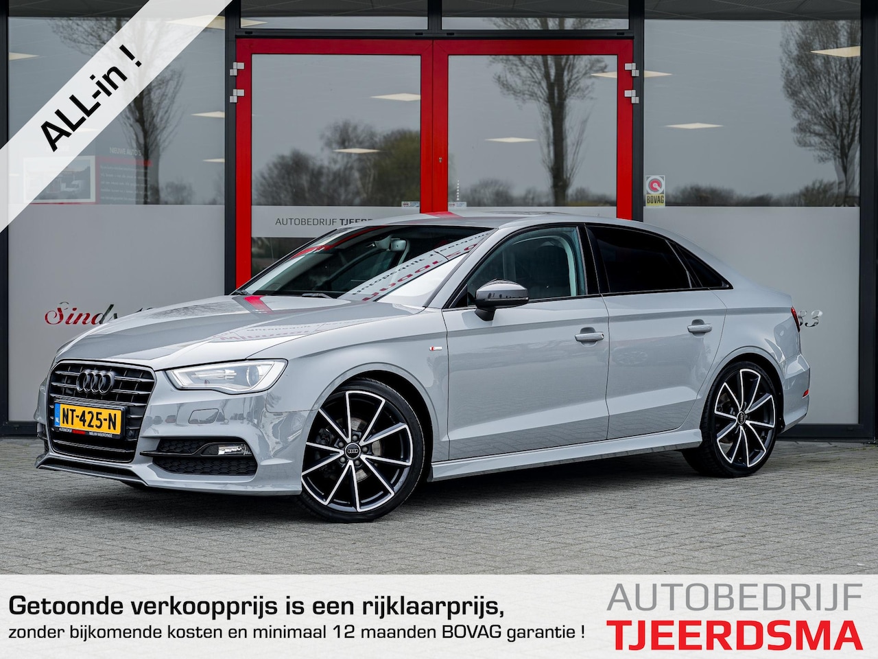 Audi A3 Limousine - 1.4 TFSI CoD Design Pro S Line Plus | Trekhaak | Stoelverwarming | Nardo Grey | Navigatie - AutoWereld.nl
