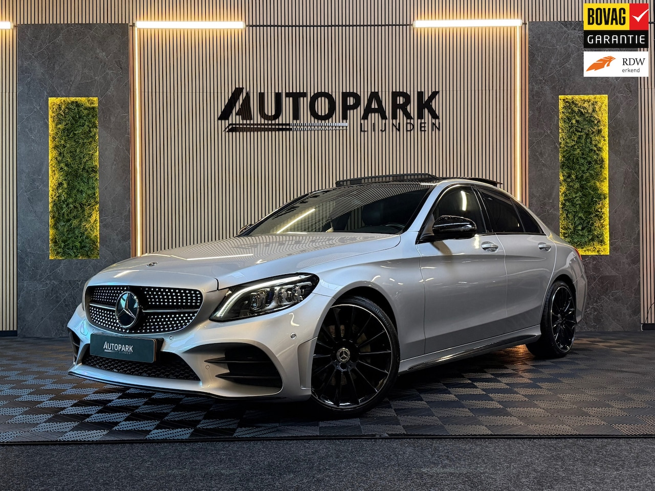 Mercedes-Benz C-klasse - 180 Business Solution |AMG|PANO|360CAM|SFEERVERLICHTING|NIGHTPAKKET|NAP|VOL! - AutoWereld.nl