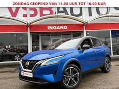 Nissan Qashqai - 1.3 MHEV XTRONIC 158PK TEKNA HALF-LEER NAVI PANO-DAK CAMERA HEAD-UP CARPLAY