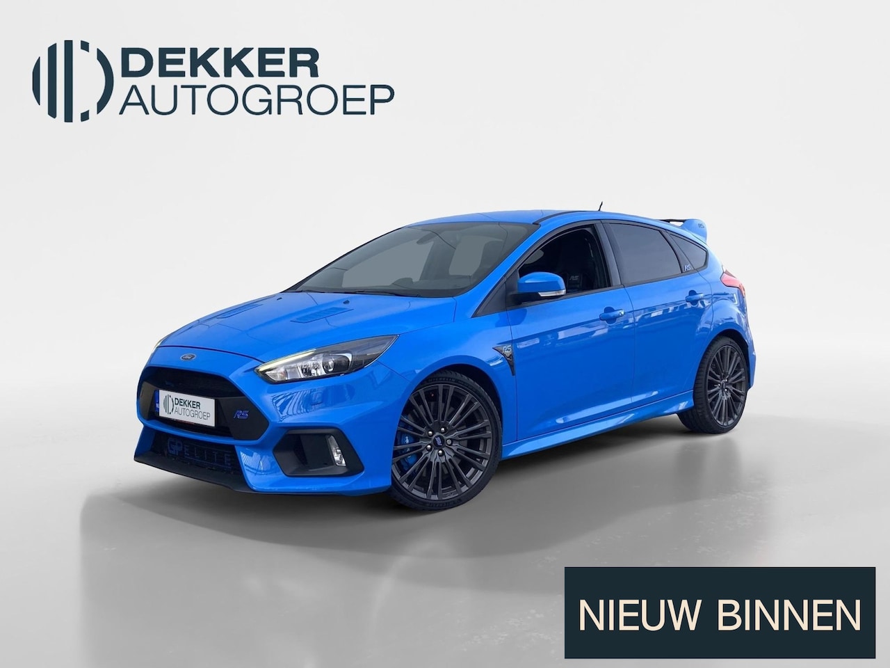 Ford Focus - 2.3 Ecoboost 350 pk AWD RS Nitrous Blue Recaro sportstoelen - 19" 10 spaaks LM Velgen - Vo - AutoWereld.nl