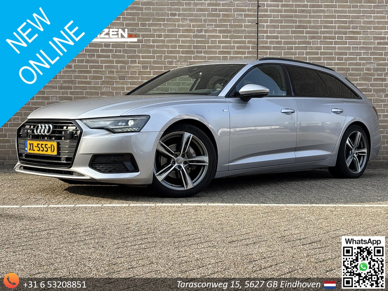 Audi A6 Avant - 40 TDI Sport Pro Line S | € 16.450,- NETTO! | Automaat | Trekhaak | Half leder | PDC | Cru - AutoWereld.nl