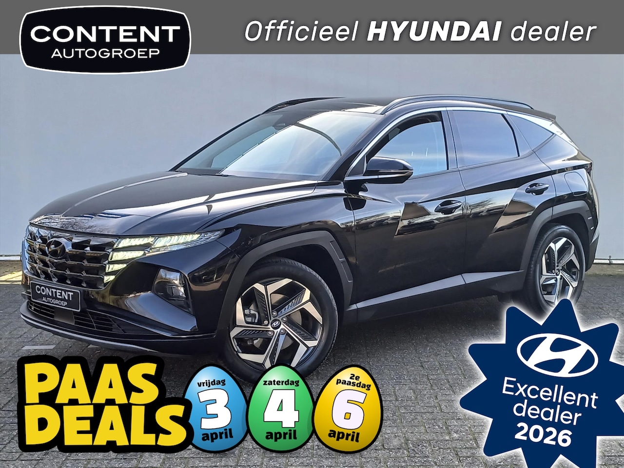 Hyundai Tucson - 1.6 T-GDi Plug-In AWD Premium Sky | Navi | Cruise en Climate Control - AutoWereld.nl