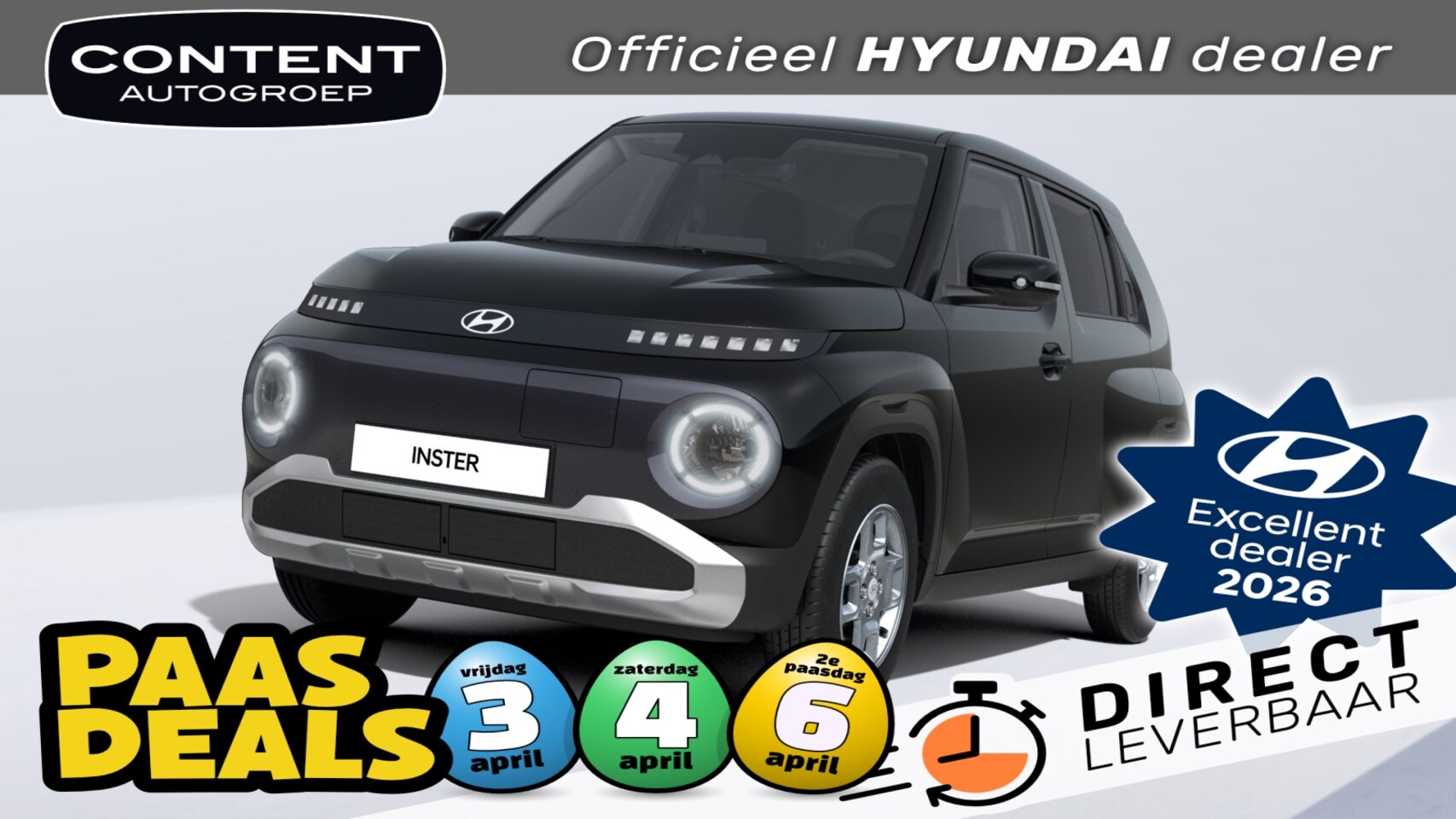 Hyundai Inster - 49 kWh 115pk Pulse incl. Winterpakket | Inruilvoordeel - AutoWereld.nl