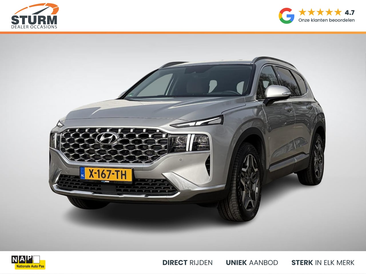 Hyundai Santa Fe - 1.6 T-GDI HEV Premium 1.6 T-GDI HEV Premium - AutoWereld.nl