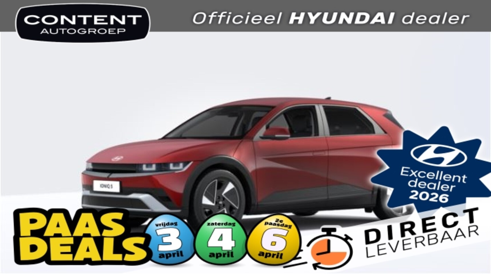 Hyundai IONIQ 5 - 63 kWh 170pk RWD Pure Edition I Direct Leverbaar - AutoWereld.nl