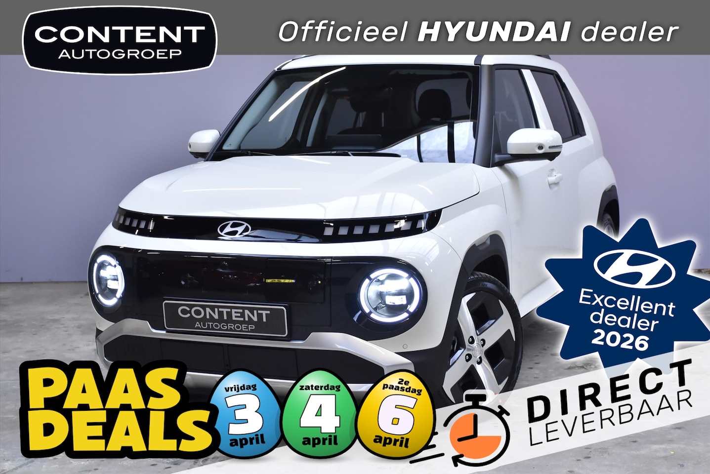 Hyundai Inster - 49 kWh 115pk 4-zits Evolve - AutoWereld.nl