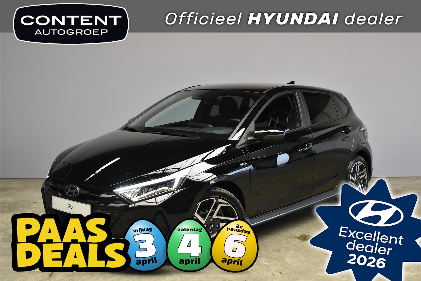 Hyundai i20 - 1.0 T-GDI 48V MHEV DCT N-Line I Automaat I Climat Controle I Stuur+Stoel verwarming - AutoWereld.nl