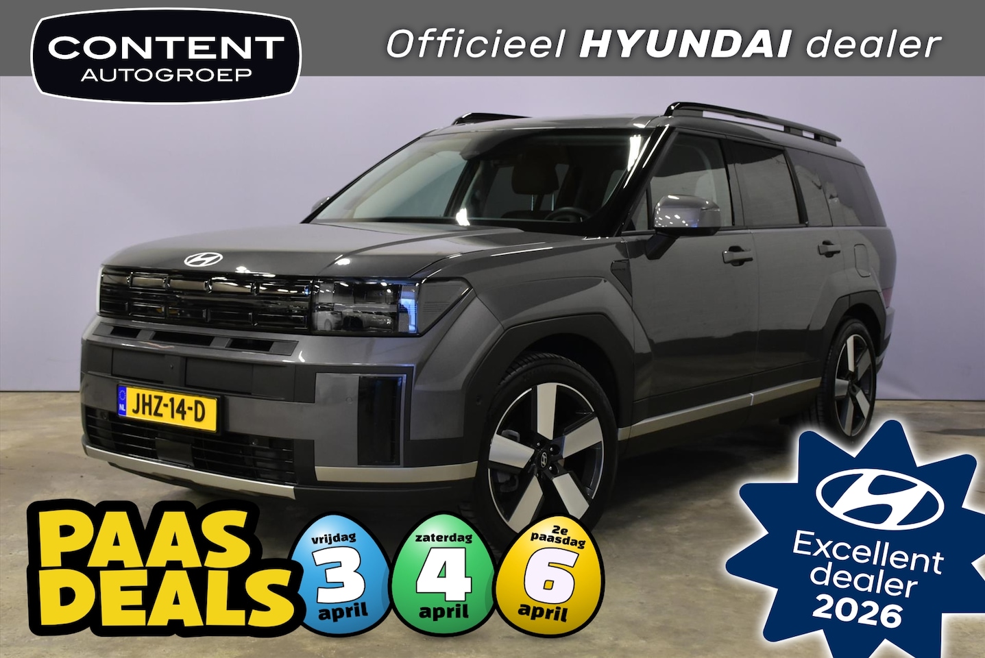 Hyundai Santa Fe - 1.6 T-GDi PHEV Aut 4WD 7 zits Premium Limited + Winterset! - AutoWereld.nl