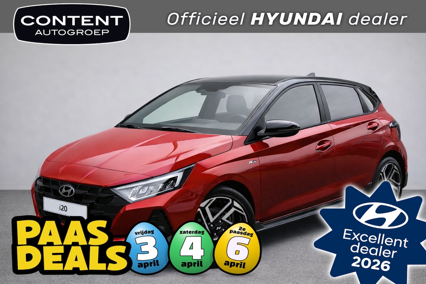 Hyundai i20 - 1.0 T-GDI 48V MHEV 100pk N-Line I Demo voordeel - AutoWereld.nl