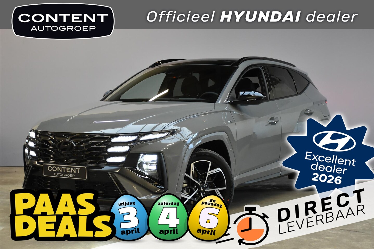 Hyundai Tucson - 1.6 T-GDi PHEV 288pk 2WD Aut N Line Sky - AutoWereld.nl