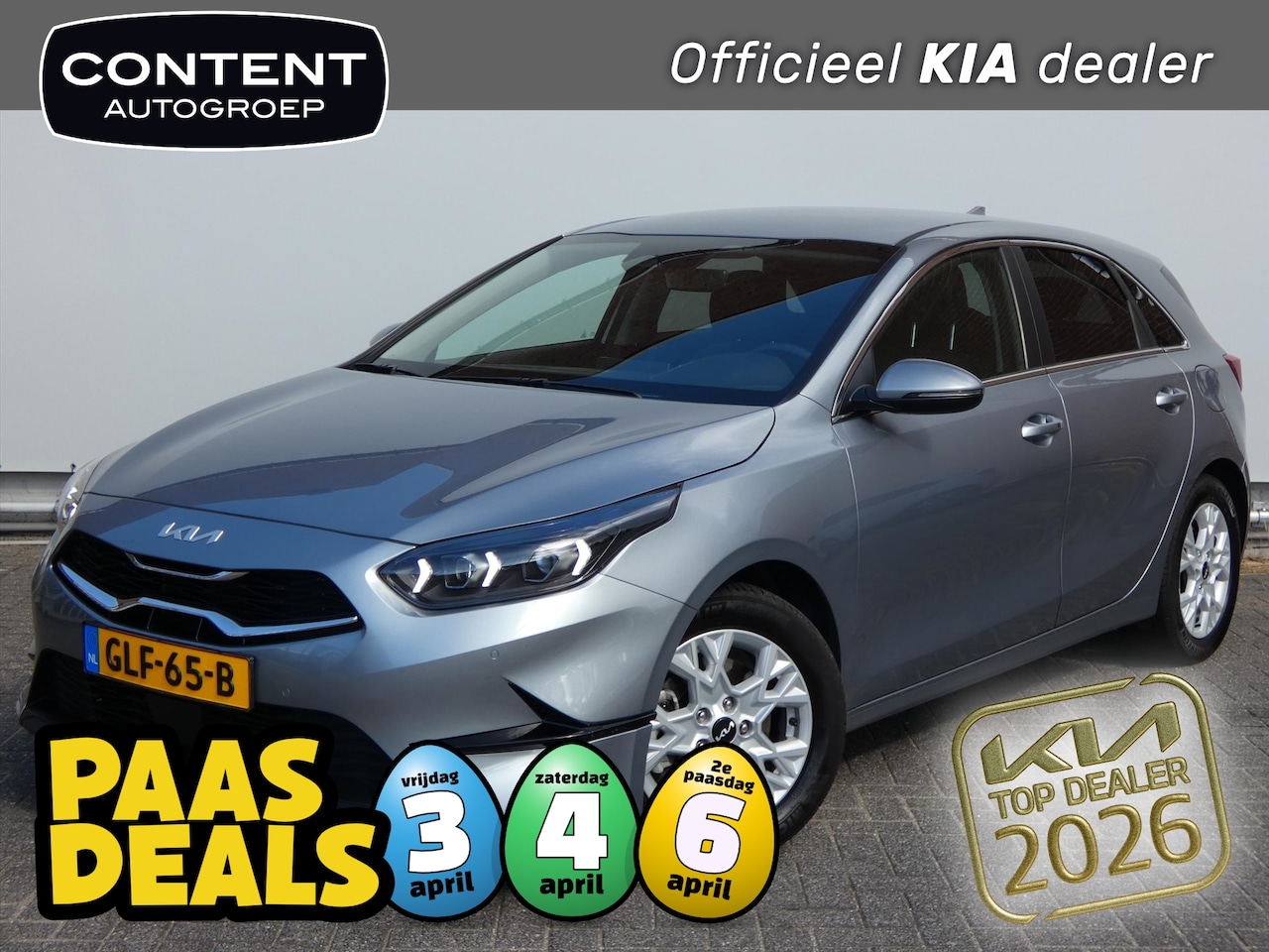 Kia Cee'd - Ceed 1.0 T-GDi 100pk DynamicPlusLine | Navigatie | Cruise Control - AutoWereld.nl