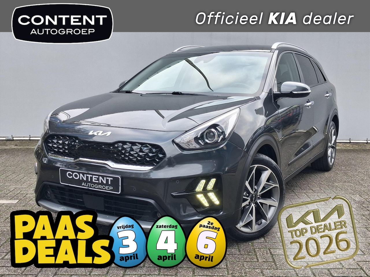 Kia Niro - 1.6 GDi Hybrid 141pk DCT6 DynamicLine - AutoWereld.nl