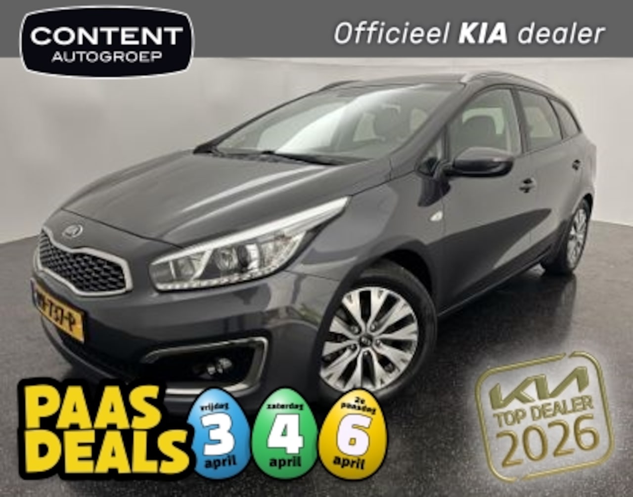 Kia Cee'd - Cee D 1.0 T-GDi 120PK ComfortPlusLine Navigator | Afneembare Trekhaak - AutoWereld.nl