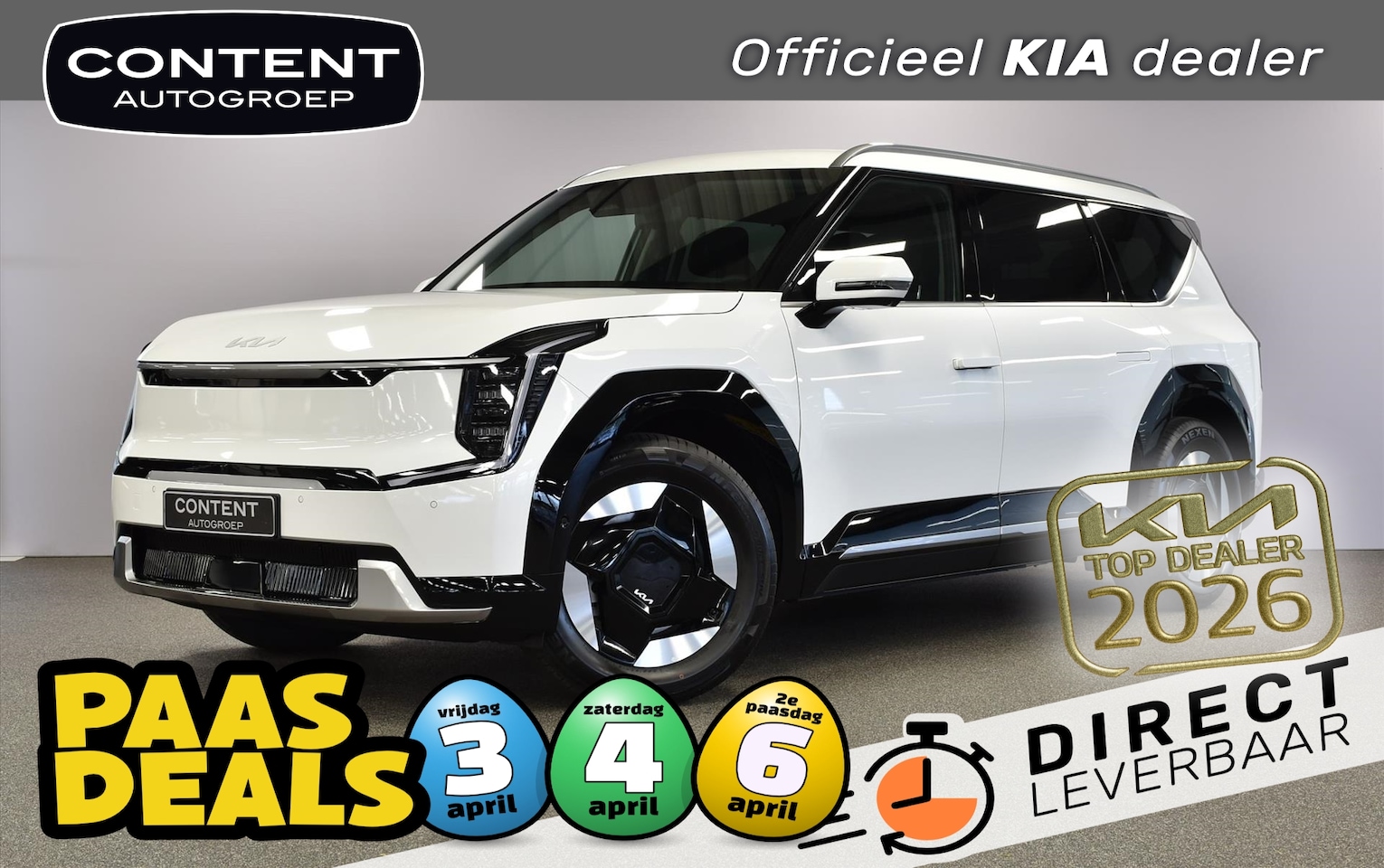 Kia EV9 - 99,8kWh 204pk RWD Plus NIEUW BESTELLEN - AutoWereld.nl