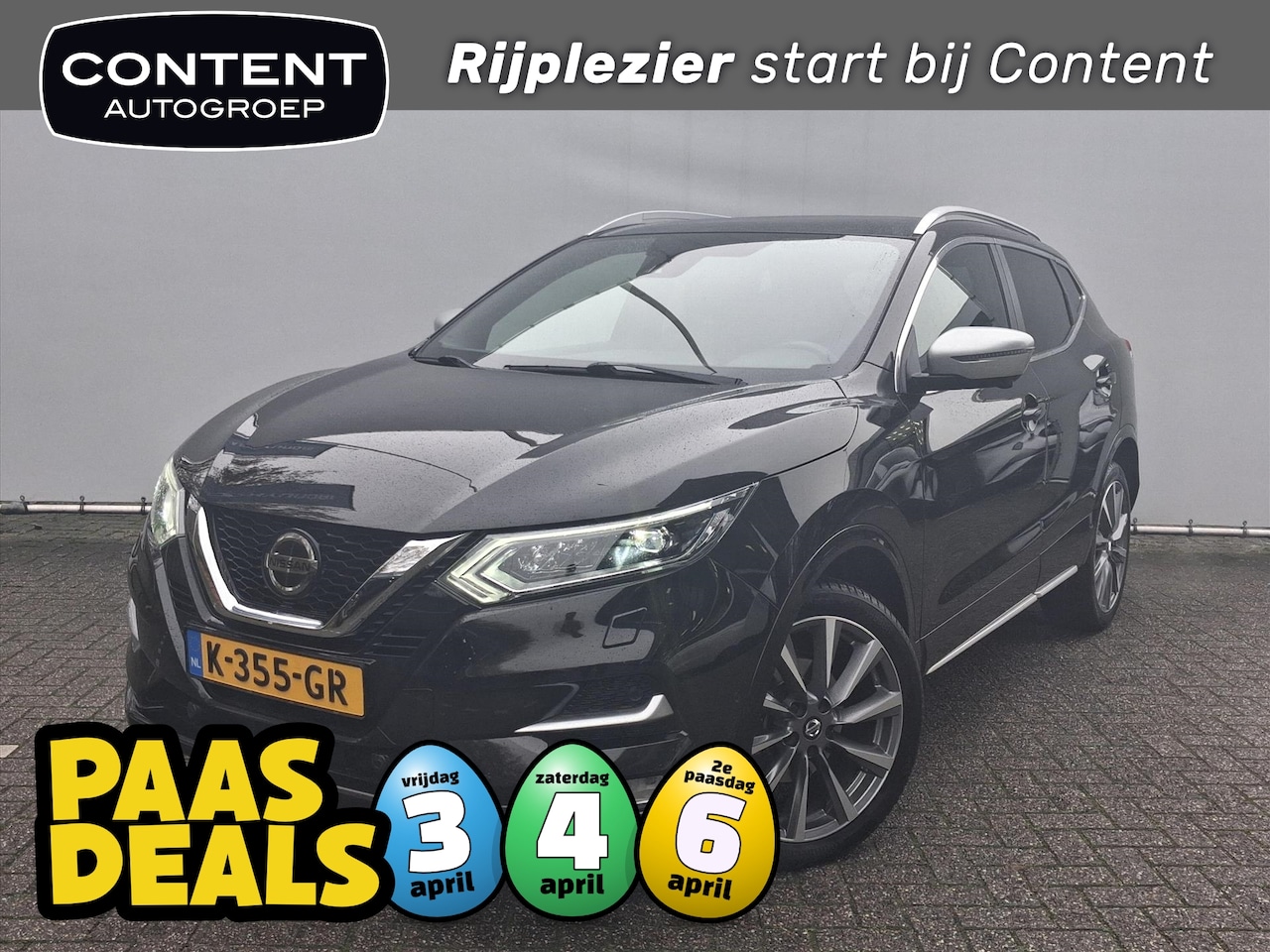 Nissan Qashqai - 1.3 DIG-T 160pk DCT Evapo New Tekna+ l Trekhaak l - AutoWereld.nl