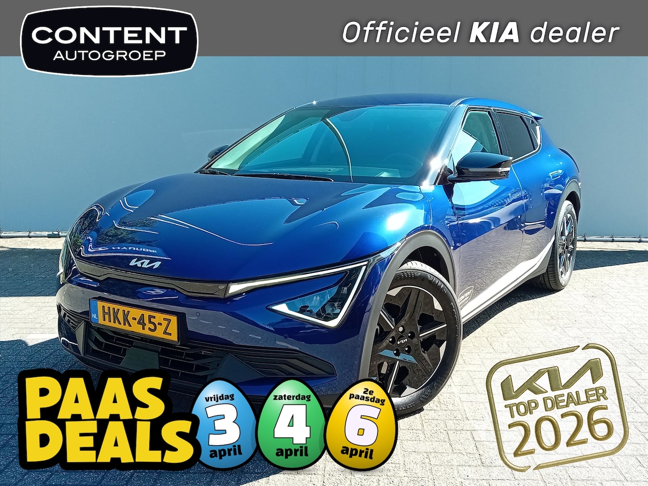 Kia EV6 - 63kWh 170pk RWD Light Edition l Per Direct Rijden - AutoWereld.nl