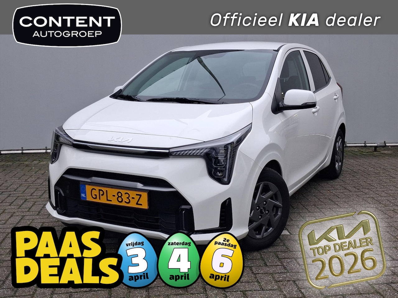 Kia Picanto - 1.0 DPi 63pk 4-zits DynamicPlusLine - AutoWereld.nl