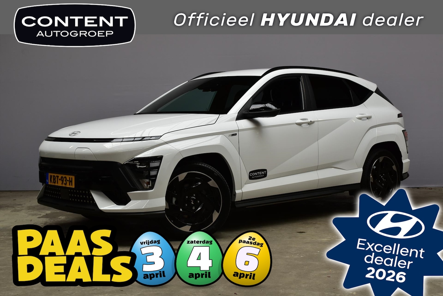 Hyundai Kona - 64,8 kWh 204pk N Line Business I Demo korting - AutoWereld.nl