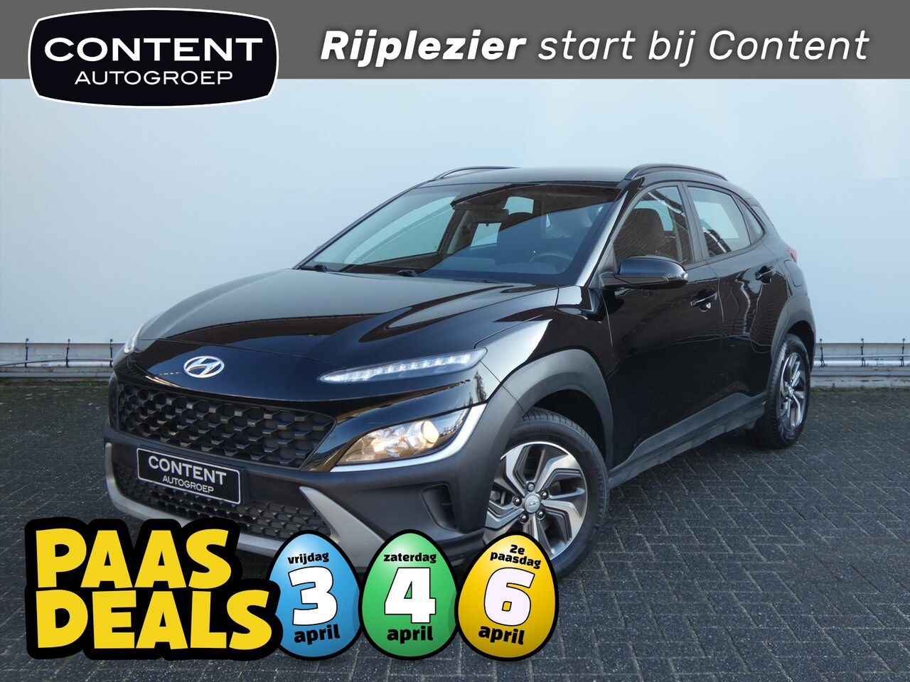 Hyundai Kona - 1.6 GDI HEV Comfort Smart |Apple Carplay - AutoWereld.nl