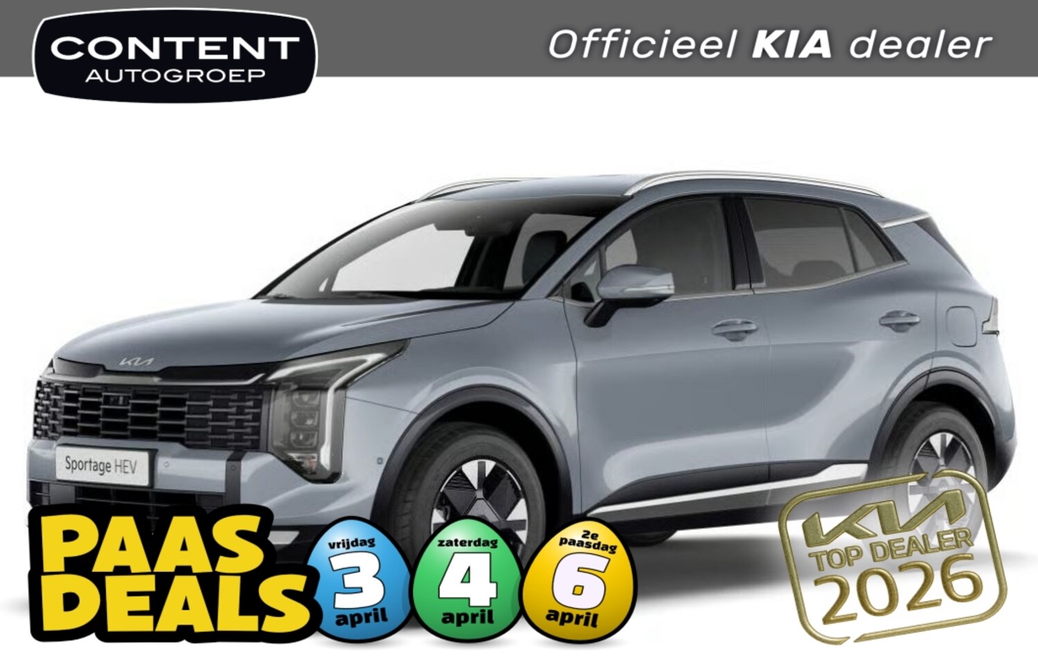 Kia Sportage - 1.6 T-GDi 239pk Hybrid AT6 ComfortLine | IN BESTELLING - AutoWereld.nl