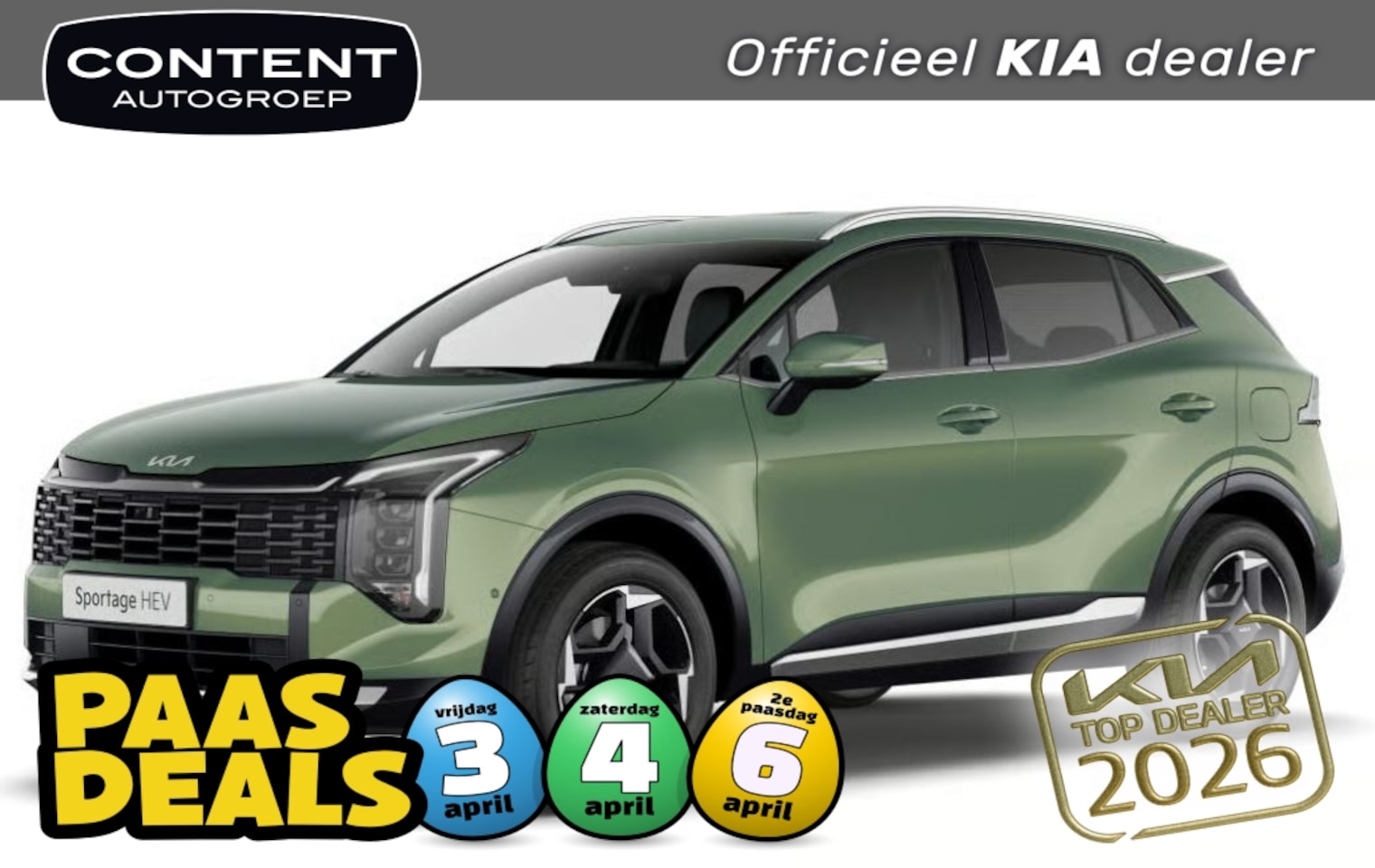 Kia Sportage - 1.6 T-GDi 239pk Hybrid AT6 DynamicPlusLine |IN BESTELLING - AutoWereld.nl