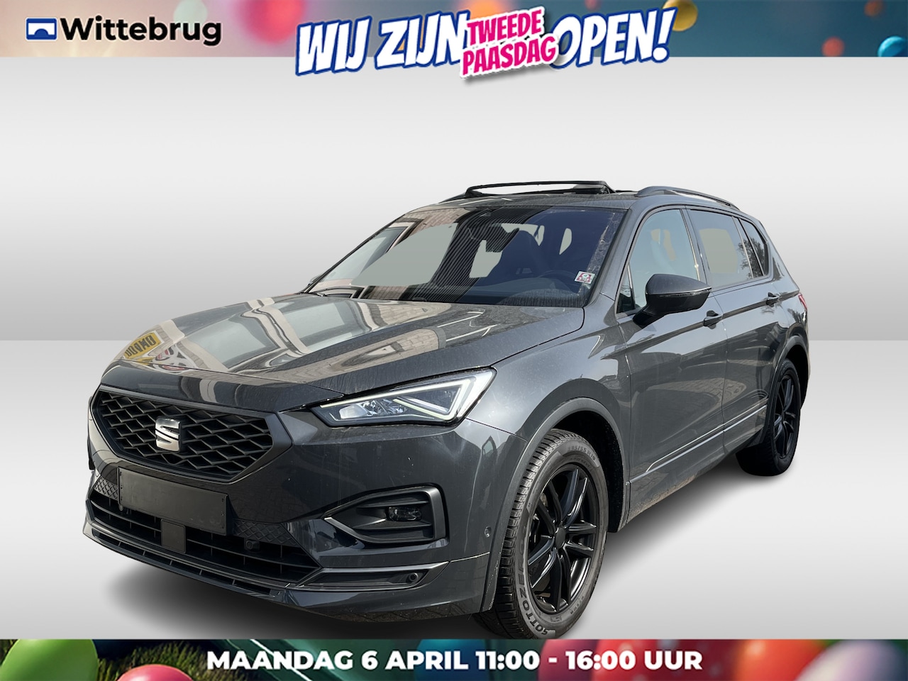 SEAT Tarraco - 1.5 TSI FR Business Intense / AUTOMAAT/ PANO/ TREKHAAK/ MEMORYSEAT/ STUUR+STOELVERWARM.V+A - AutoWereld.nl