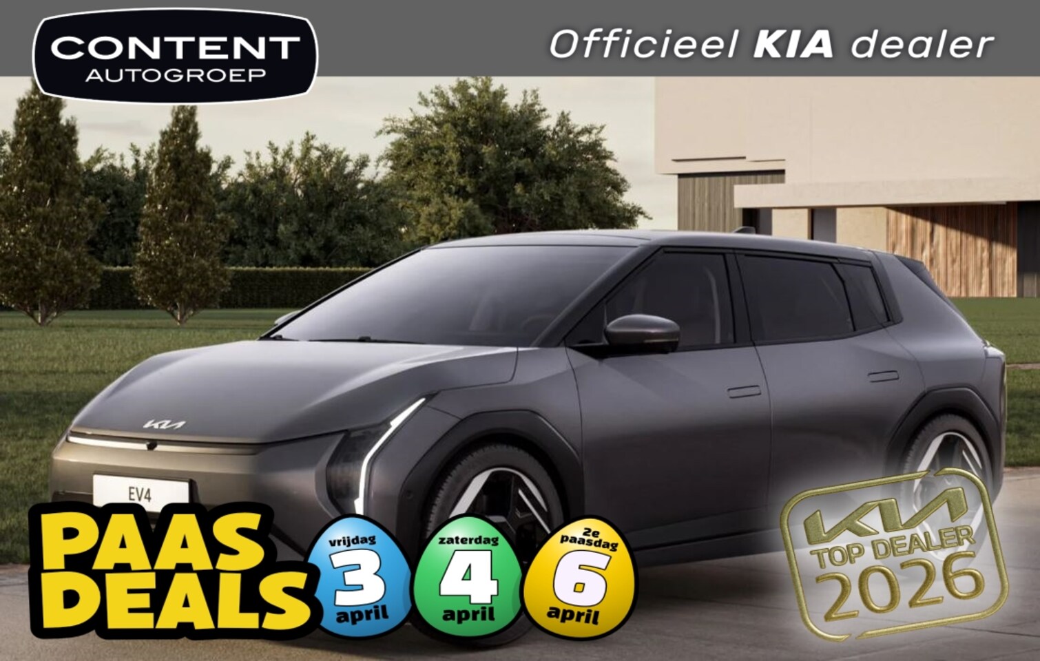 Kia EV4 - 58,3 kWh 204PK Air | 435KM ACTIERADIUS | IN BESTELLING - AutoWereld.nl