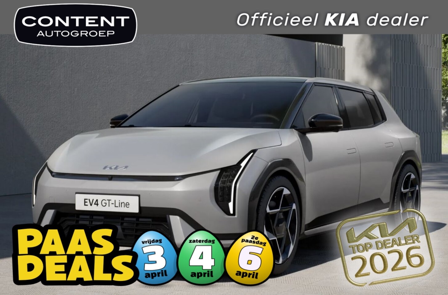 Kia EV4 - 81,4 kWh 204PK GT-PlusLine | 595KM ACTIERADIUS | IN BESTELLING - AutoWereld.nl