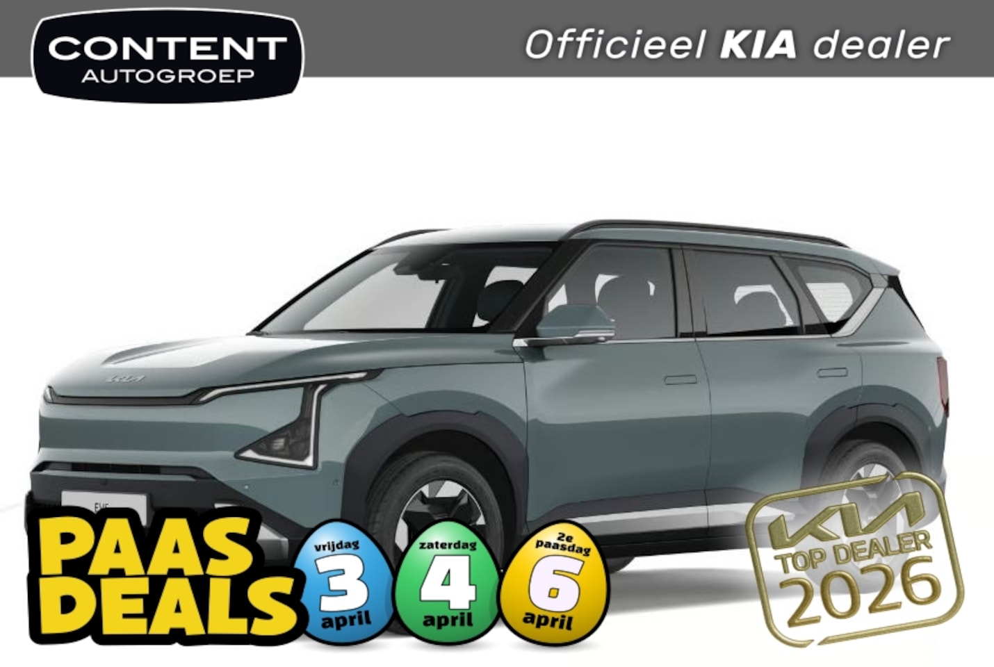 Kia EV5 - 81,4 kWh 217pk 2WD Air | IN BESTELLING - AutoWereld.nl