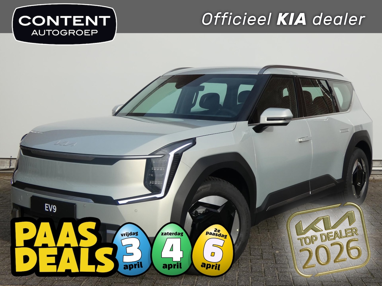 Kia EV9 - 76,1kWh 217pk RWD First Edition | VERSCHILLENDE AL ONDERWEG | IN BESTELLING - AutoWereld.nl