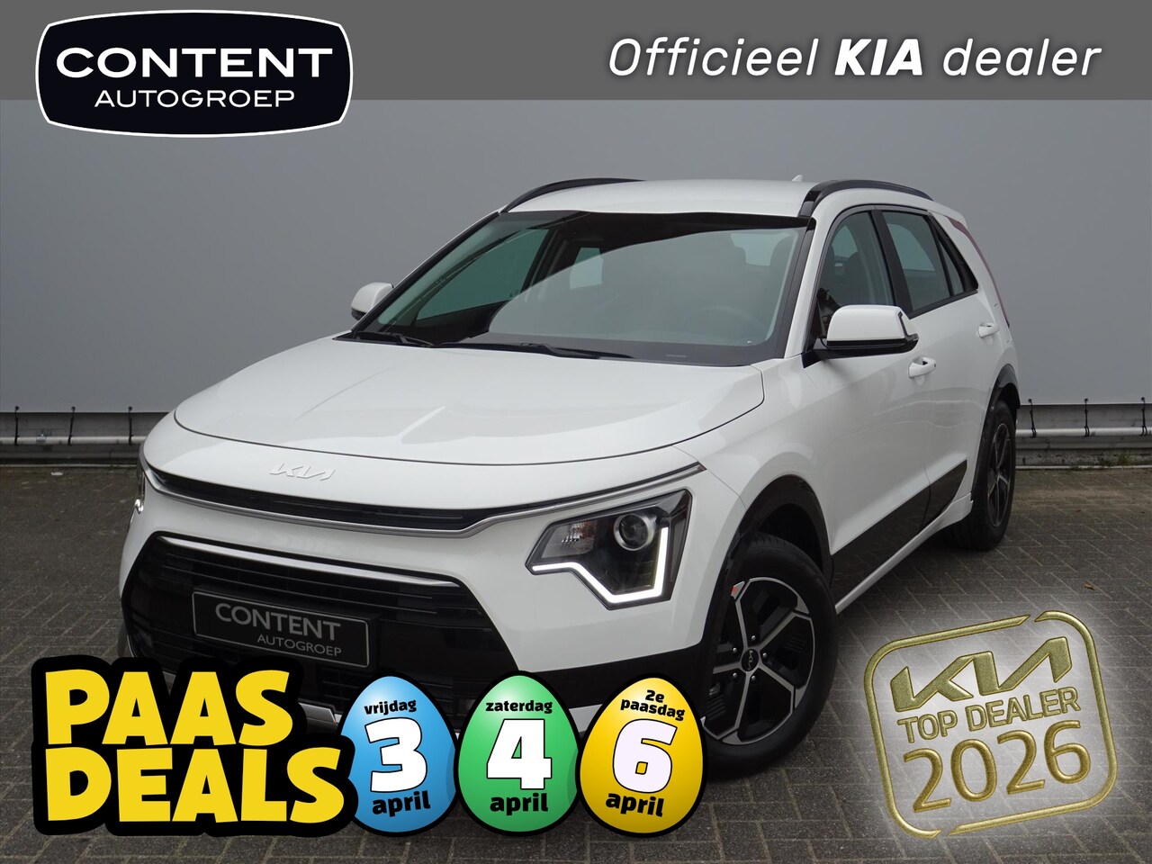 Kia Niro - 1.6 GDi Hybrid 129pk DCT6 DynamicLine SNEL LEVERBAAR EN DIVERSE KLEUREN MOGELIJK - AutoWereld.nl