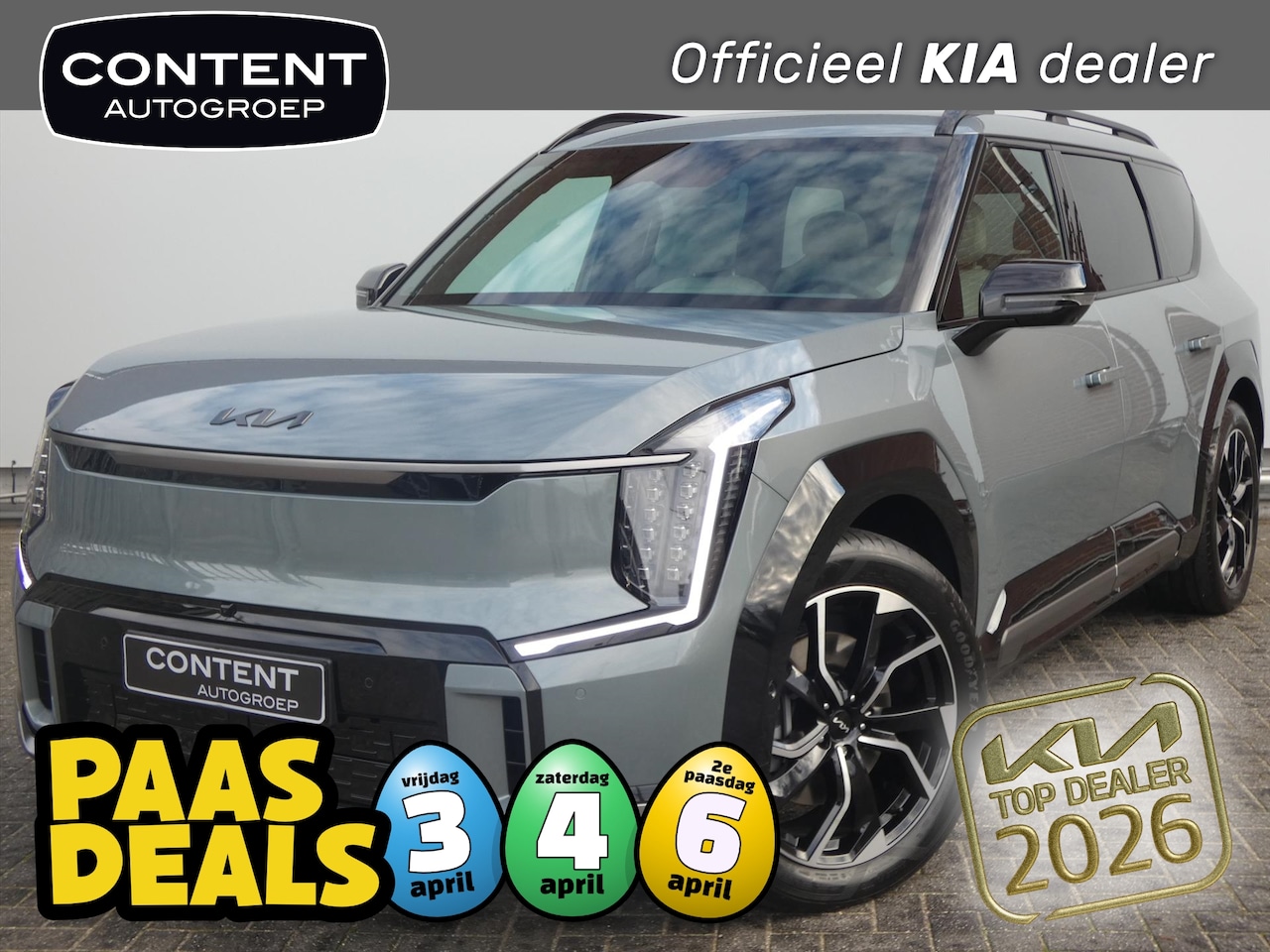 Kia EV9 - 99,8kWh 384pk AWD Dual Motor GT-Line | VERSCHILLENDE AL ONDERWEG | NIEUW TE BESTELLEN - AutoWereld.nl