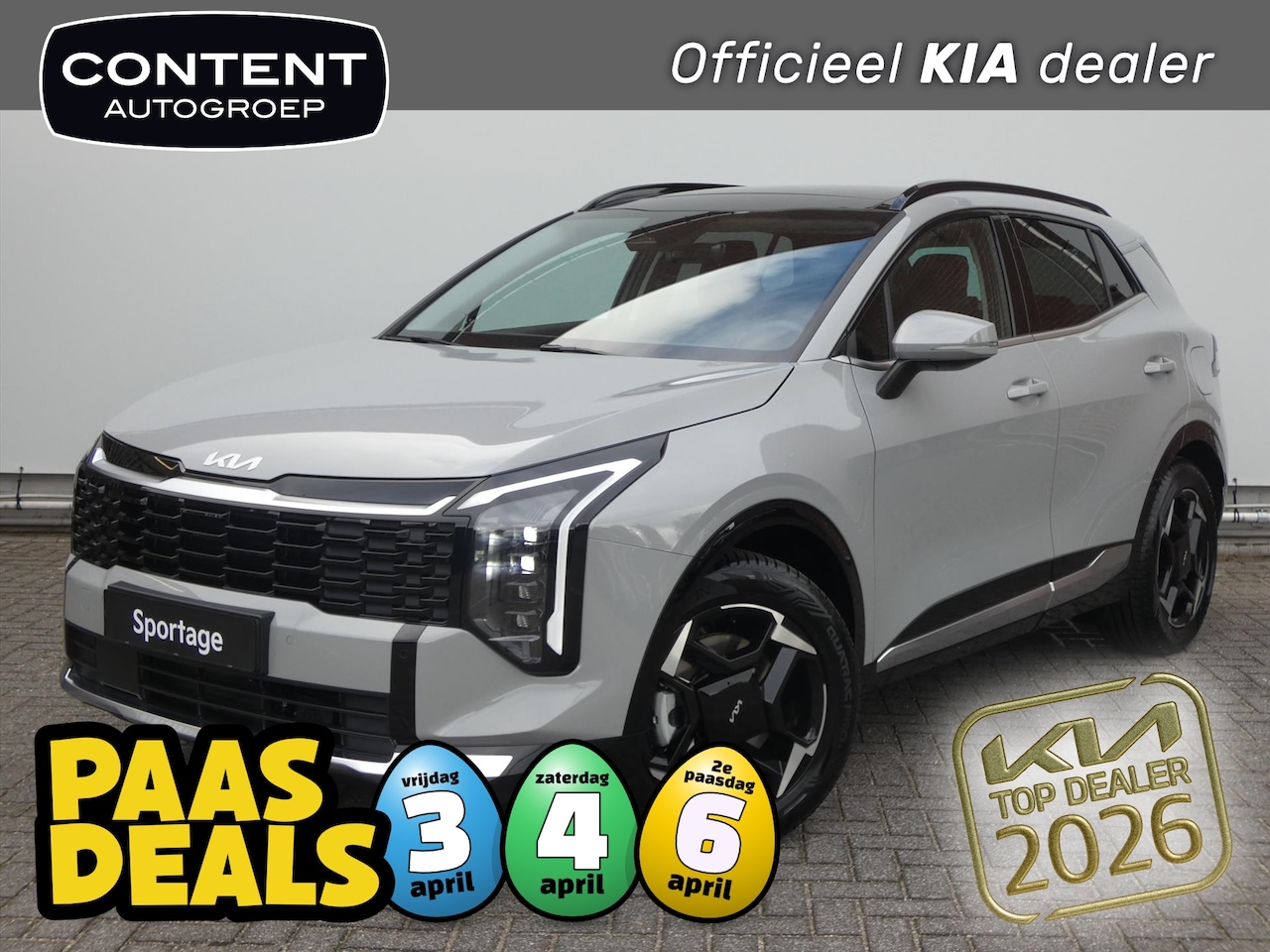 Kia Sportage - 1.6 T-GDi 239pk Hybrid AT6 DynamicPlusLine |IN BESTELLING - AutoWereld.nl