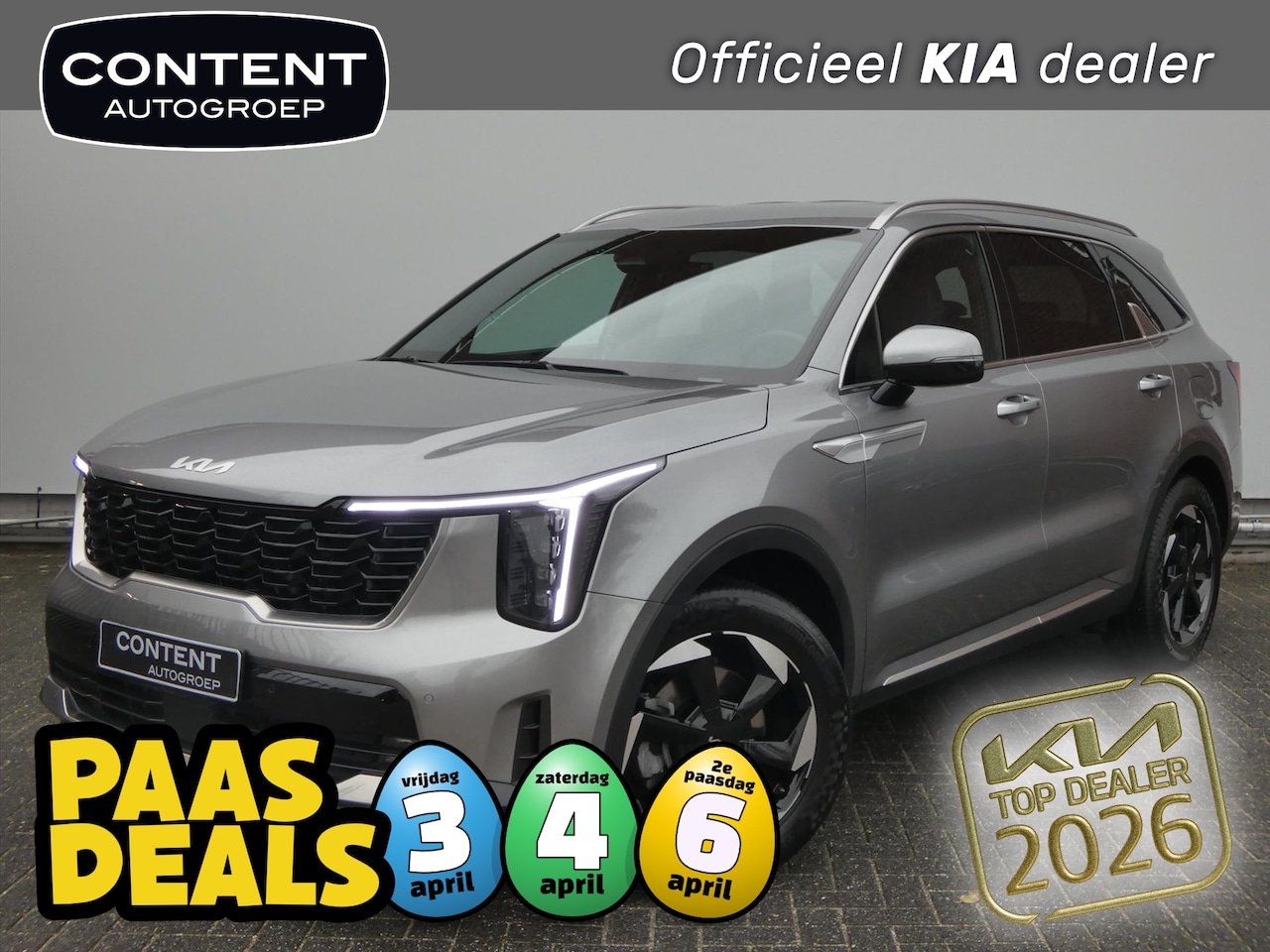 Kia Sorento - 1.6 T-GDi Hybrid Aut DynamicPlusLine Edition |7zits |Uniek! |18dkm - AutoWereld.nl