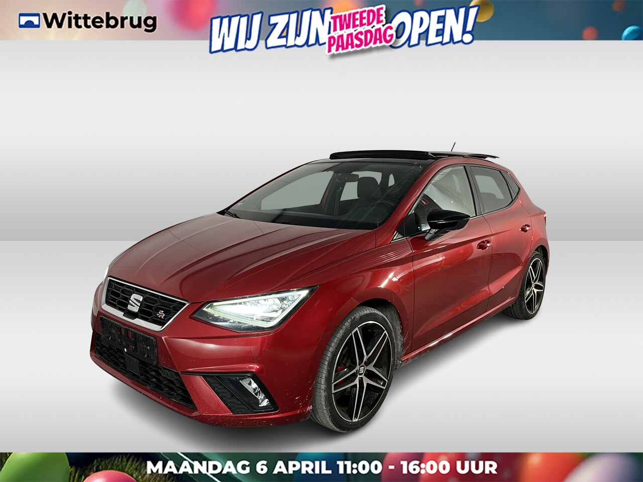 SEAT Ibiza - 1.0 TSI FR Business Intense Plus / PANO/ BEATS/ KEYLESS/ ALCANTARA/ CRUISE/ DIGITAL DASH/ - AutoWereld.nl