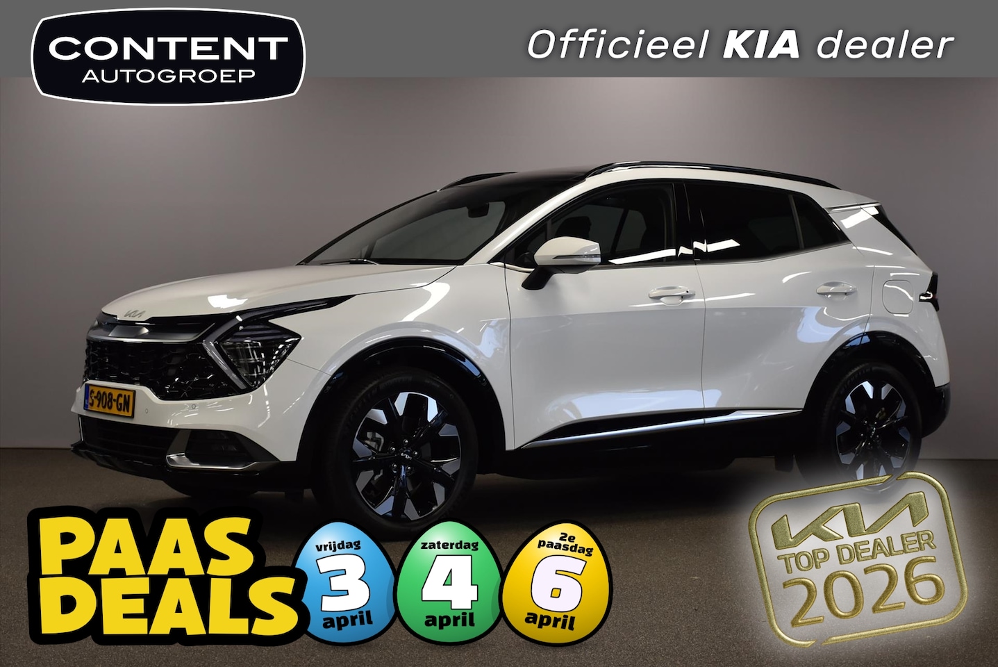 Kia Sportage - 1.6 T-GDi 265pk Plug-In Hybrid AT6 4WD DynamicPlusLine - AutoWereld.nl