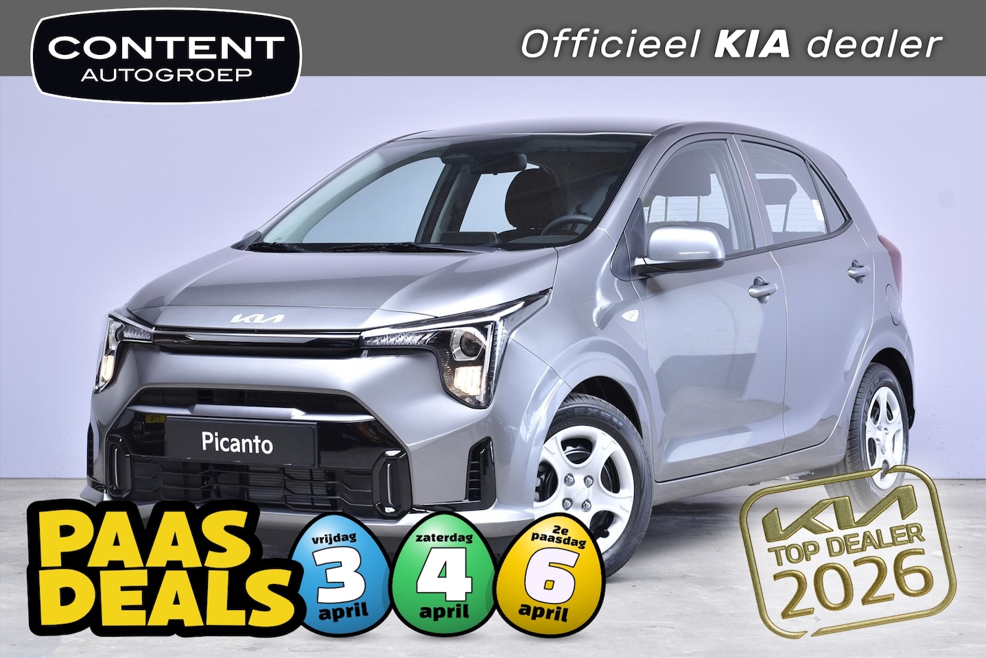 Kia Picanto - 1.0 GDI 4-zits DynamicLine NIEUW - LEVERBAAR - AutoWereld.nl