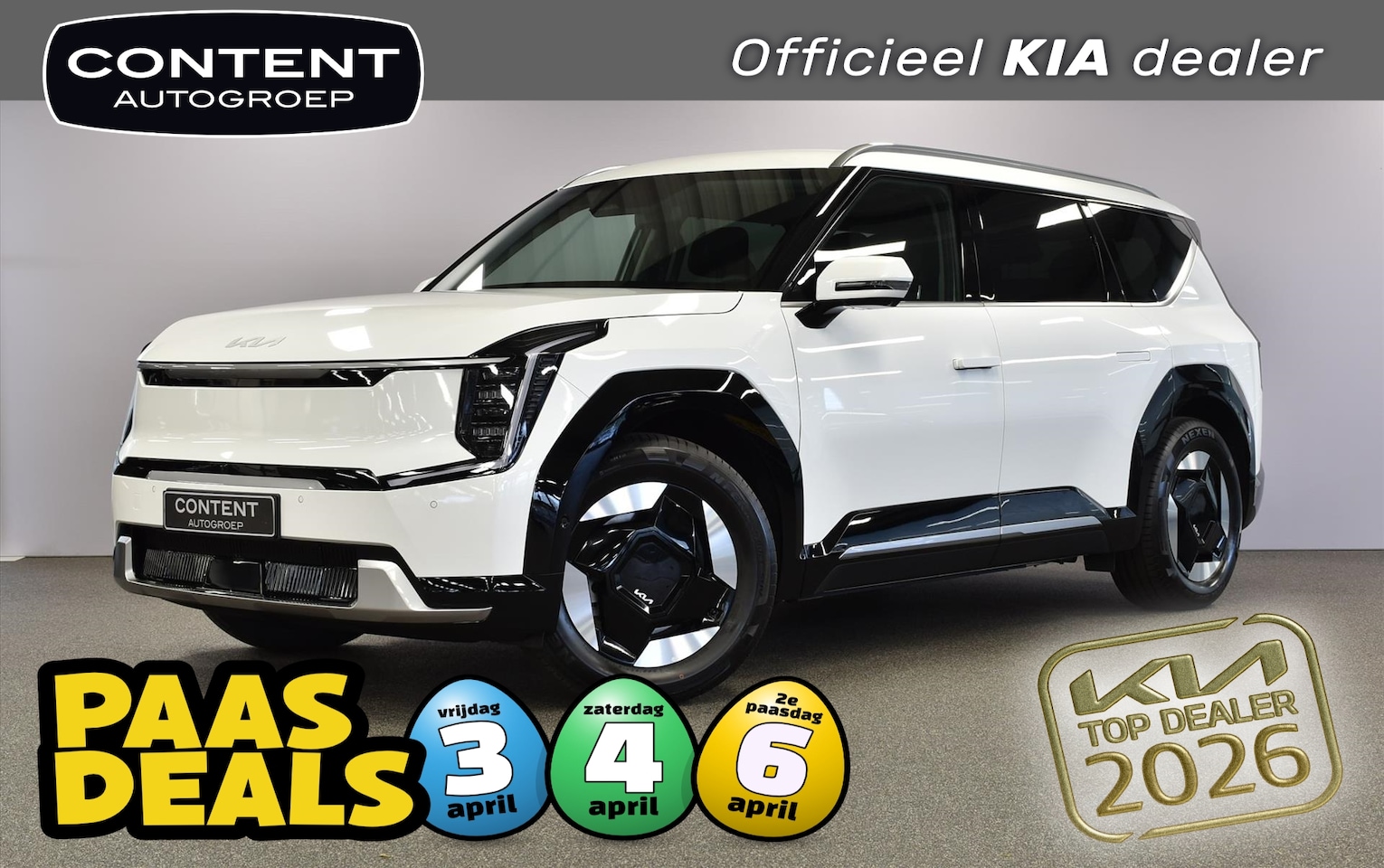 Kia EV9 - 99,8kWh 204pk RWD Plus NIEUW - SNEL LEVERBAAR - AutoWereld.nl