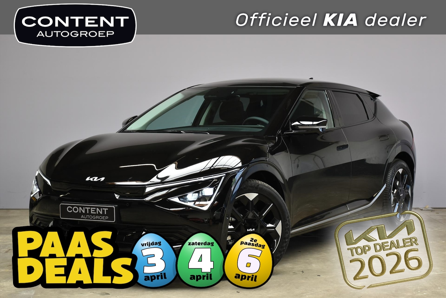 Kia EV6 - 84kWh 229pk RWD Plus Advanced PANO DAK NIEUW - SNEL LEVERBAAR - AutoWereld.nl