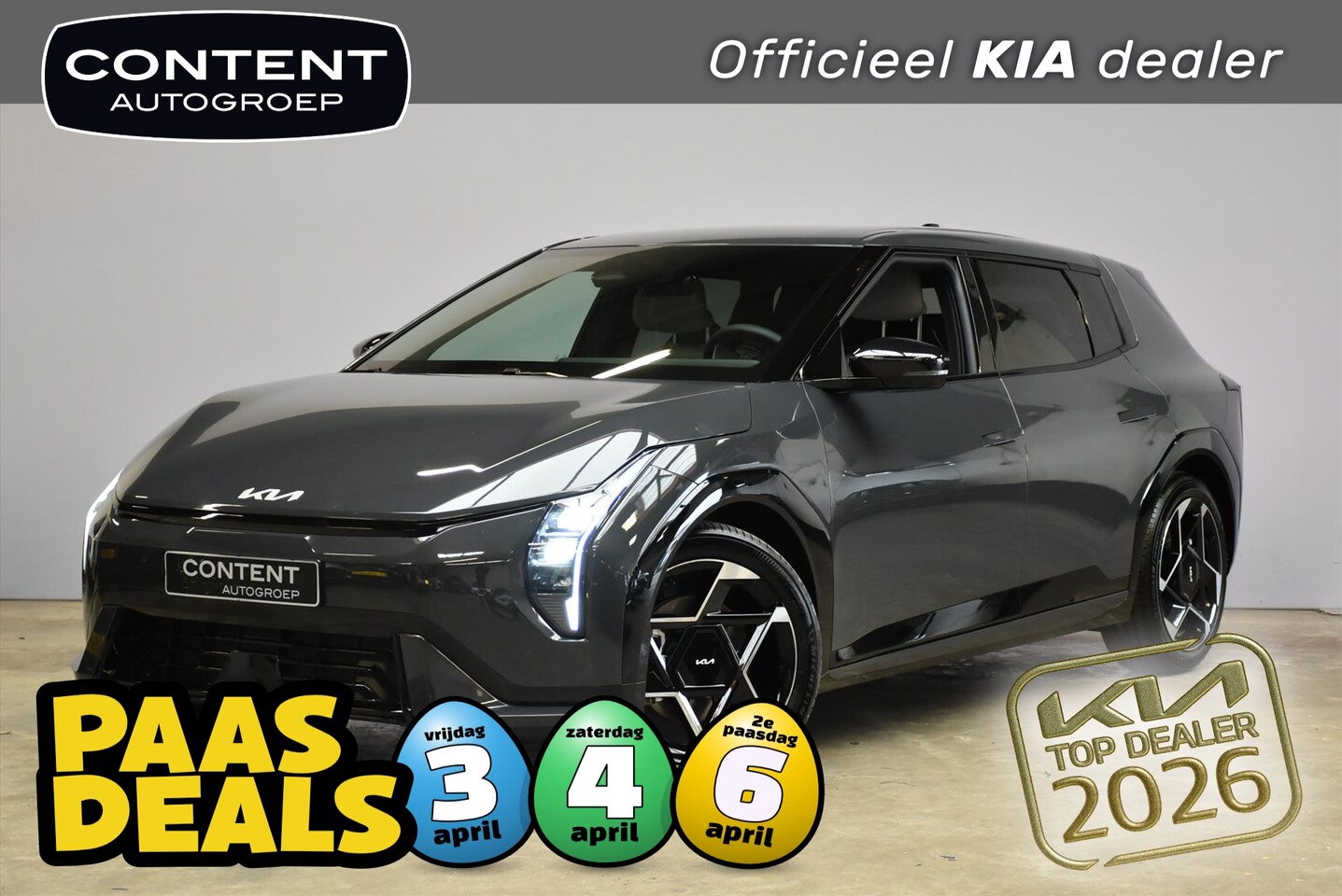 Kia EV4 - 81,4 kWh 204PK GT-Line Business Edition NIEUW - DIRECT LEVERBAAR - AutoWereld.nl