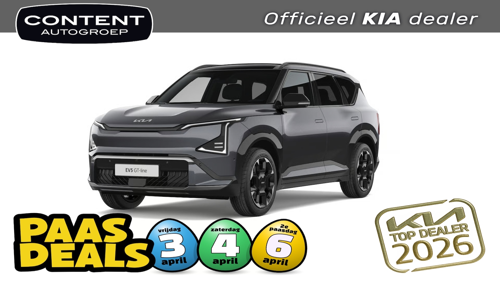 Kia EV5 - 81,4 kWh 217pk 2WD GT-Line NIEUW - SNEL LEVERBAAR - AutoWereld.nl