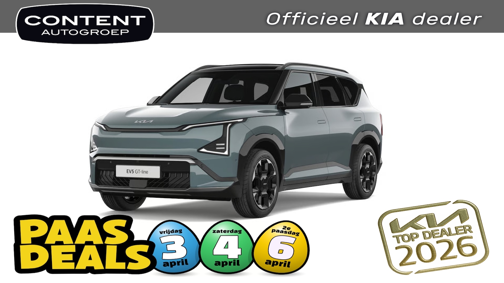 Kia EV5 - 81,4 kWh 217pk 2WD GT-Line NIEUW - SNEL LEVERBAAR - AutoWereld.nl