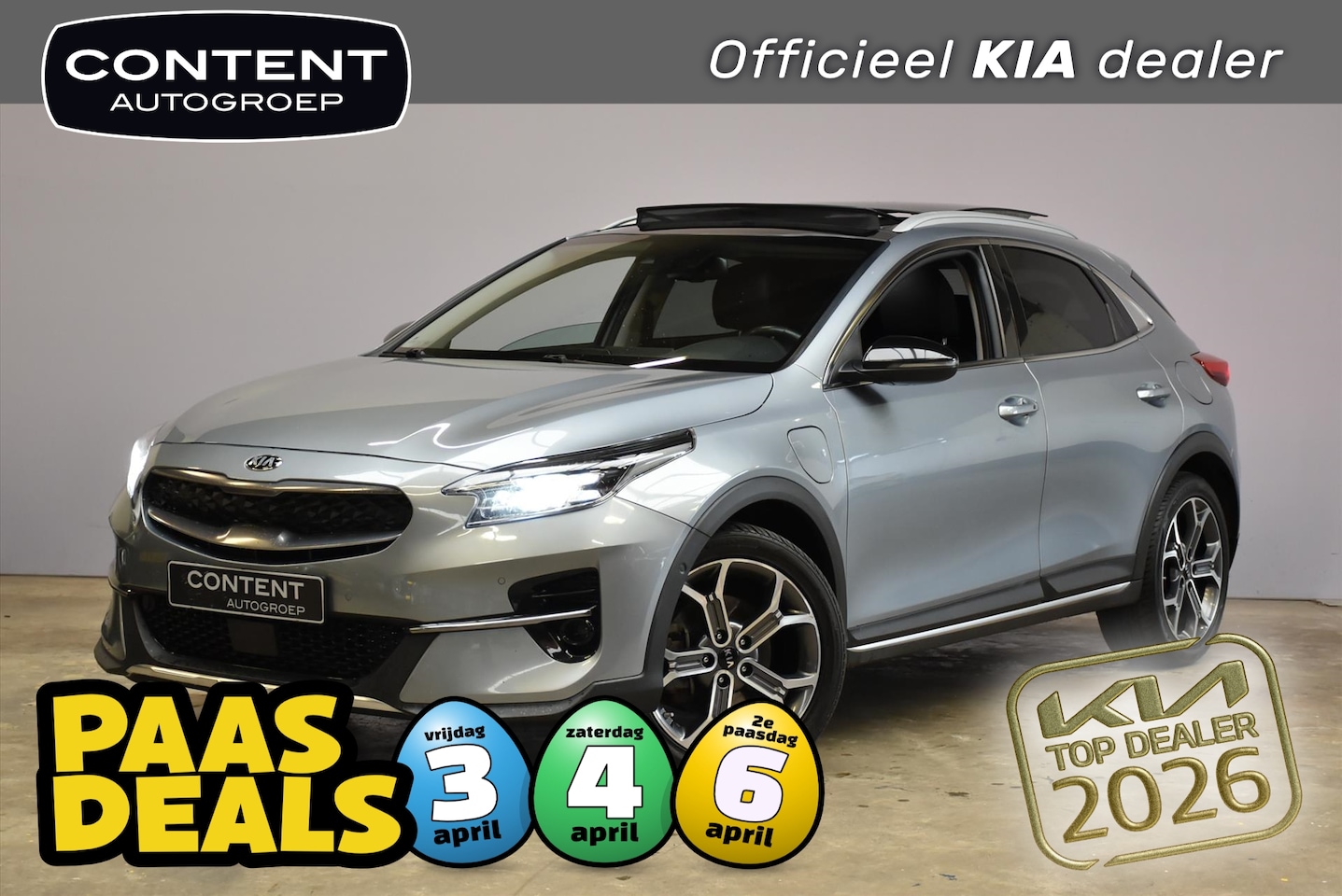 Kia XCeed - 1.6 GDi PHEV Plug-In ExecutiveLine |Leder |Schuifdak! - AutoWereld.nl