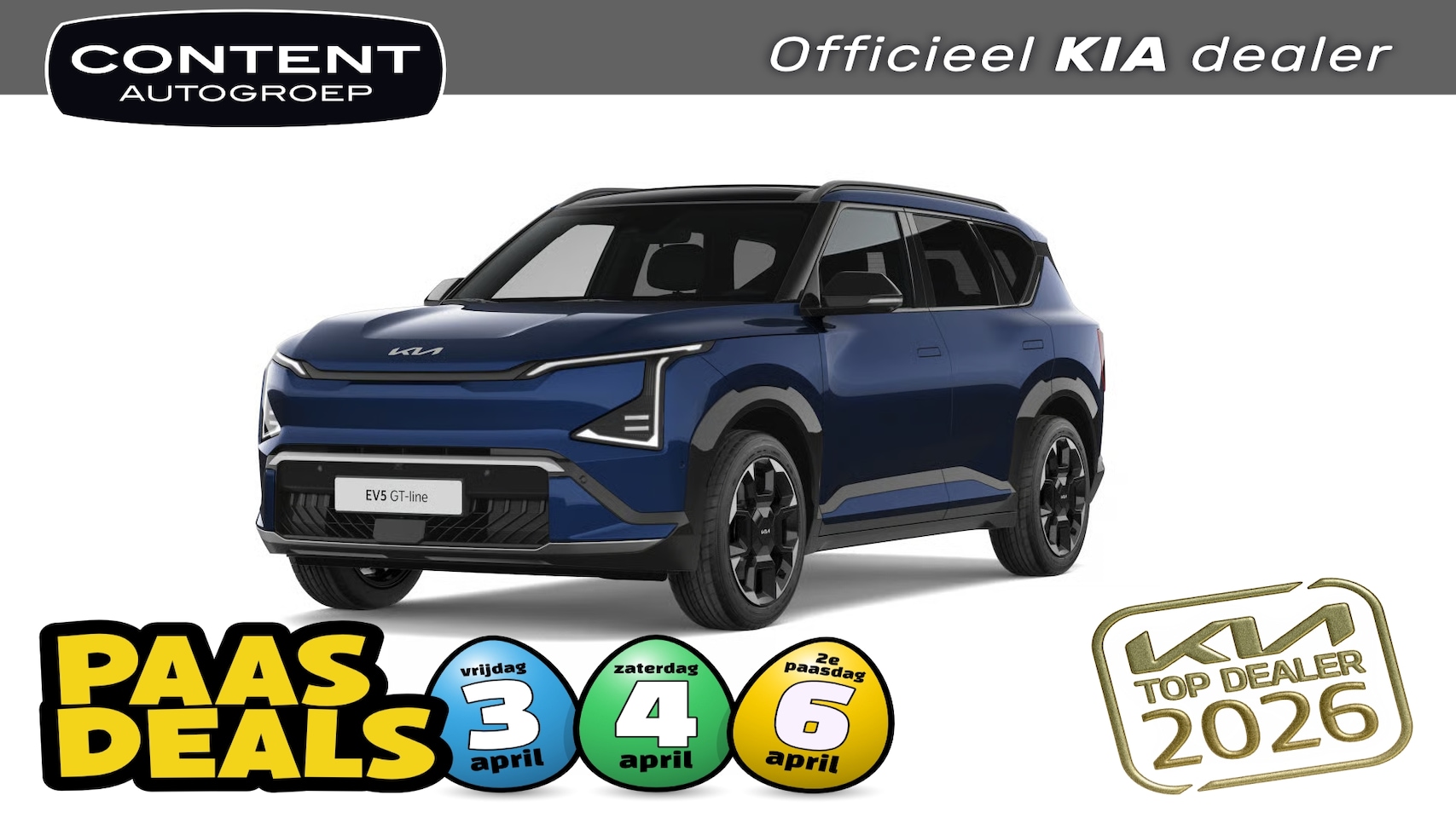 Kia EV5 - 81,4 kWh 217pk 2WD GT-Line NIEUW - SNEL LEVERBAAR - AutoWereld.nl