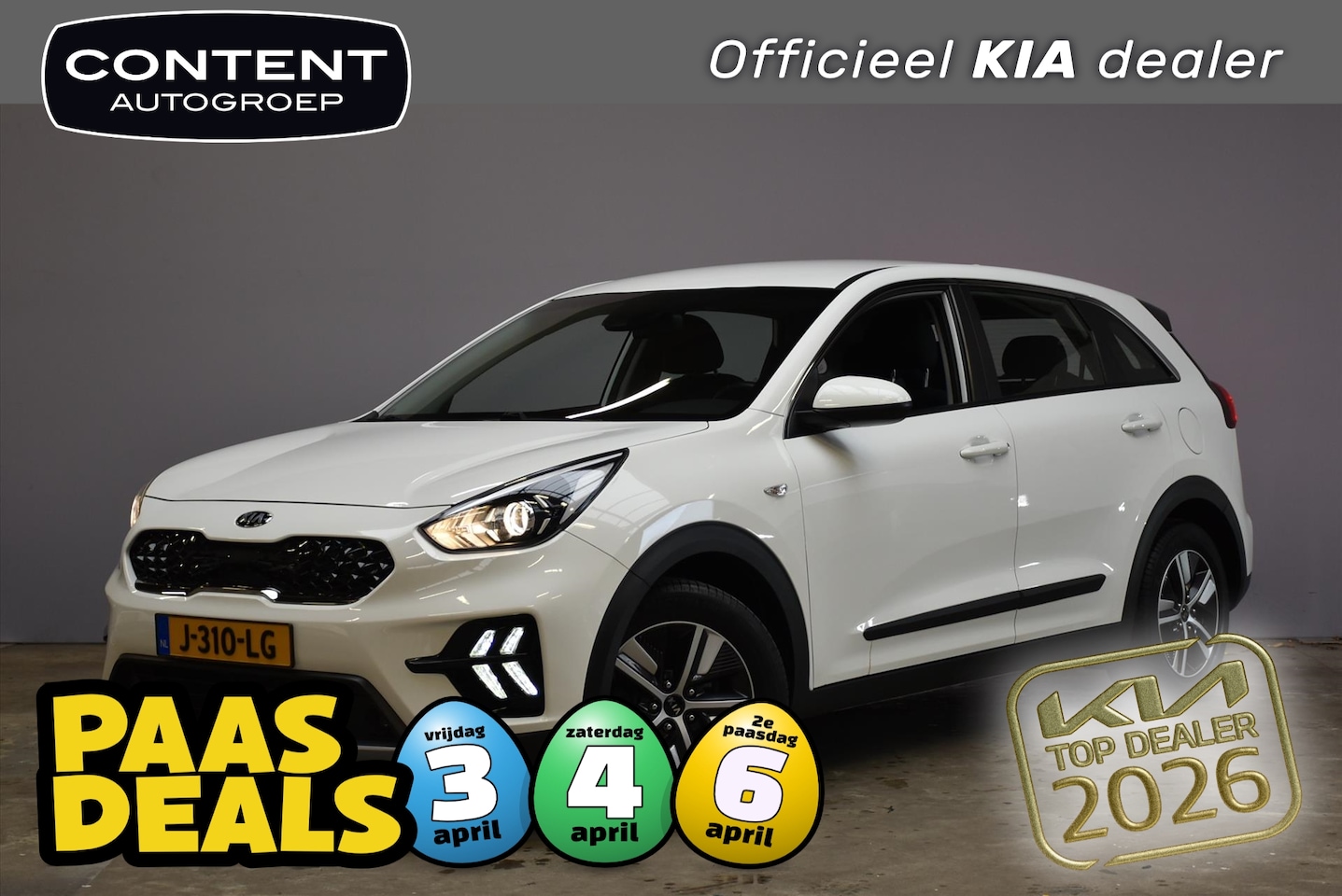 Kia Niro - 1.6 GDi Hybrid 141pk DCT6 ComfortLine - AutoWereld.nl