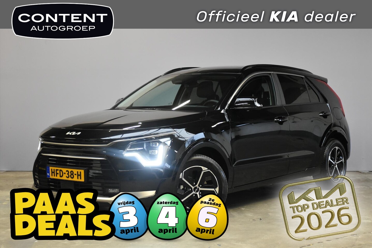 Kia Niro - 1.6 GDi Hybrid 138pk DCT6 DynamicPlusLine - AutoWereld.nl